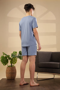 Men's Body Recharge Sleep Set ( Tee + Shorts)