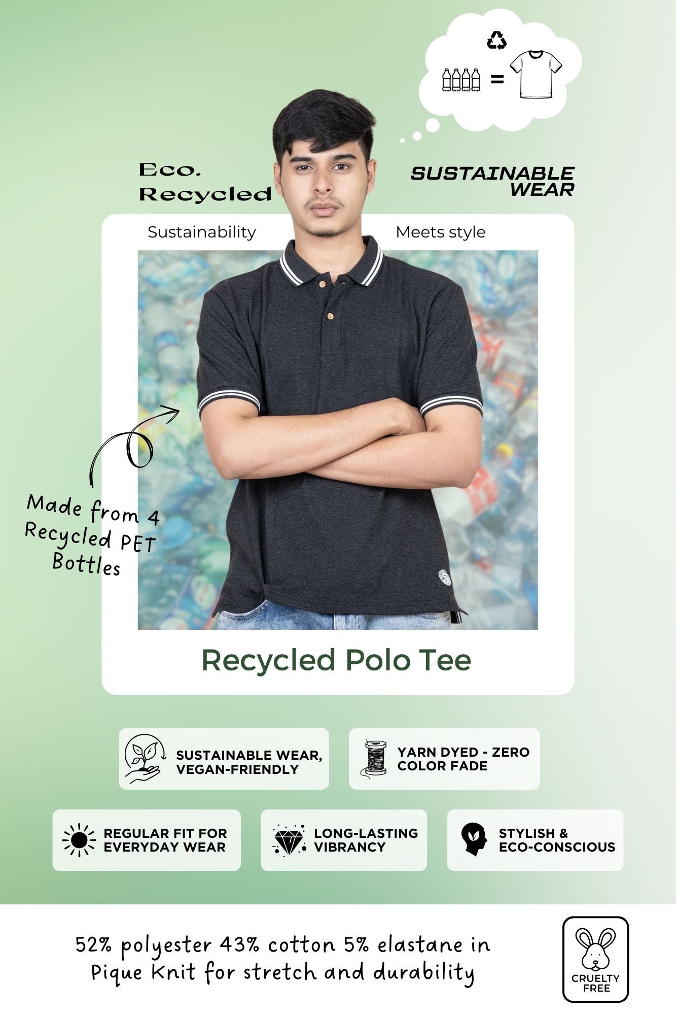 Carbon Negative Polo Tee