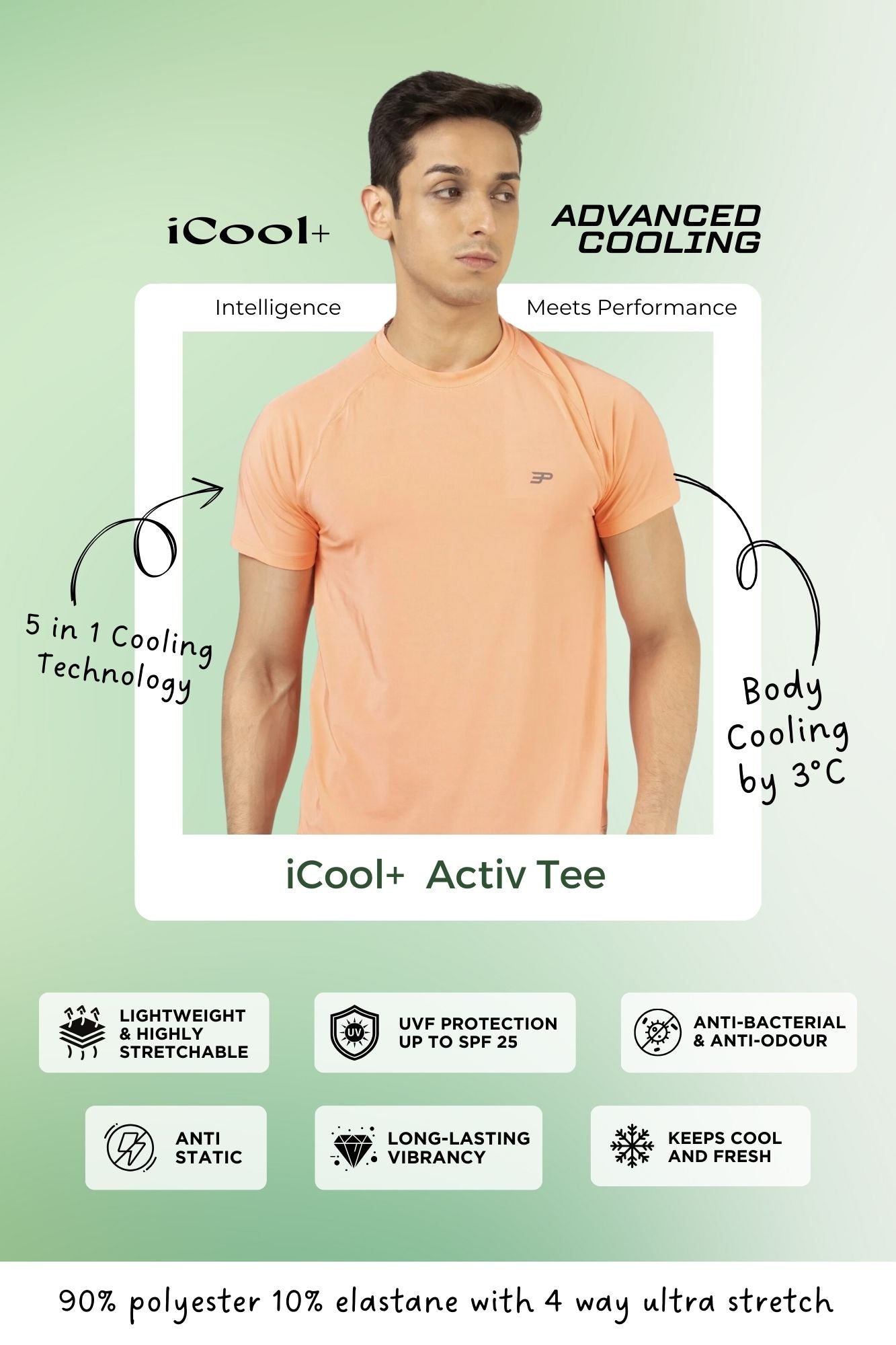 Men's Body Cooling Activ Tee