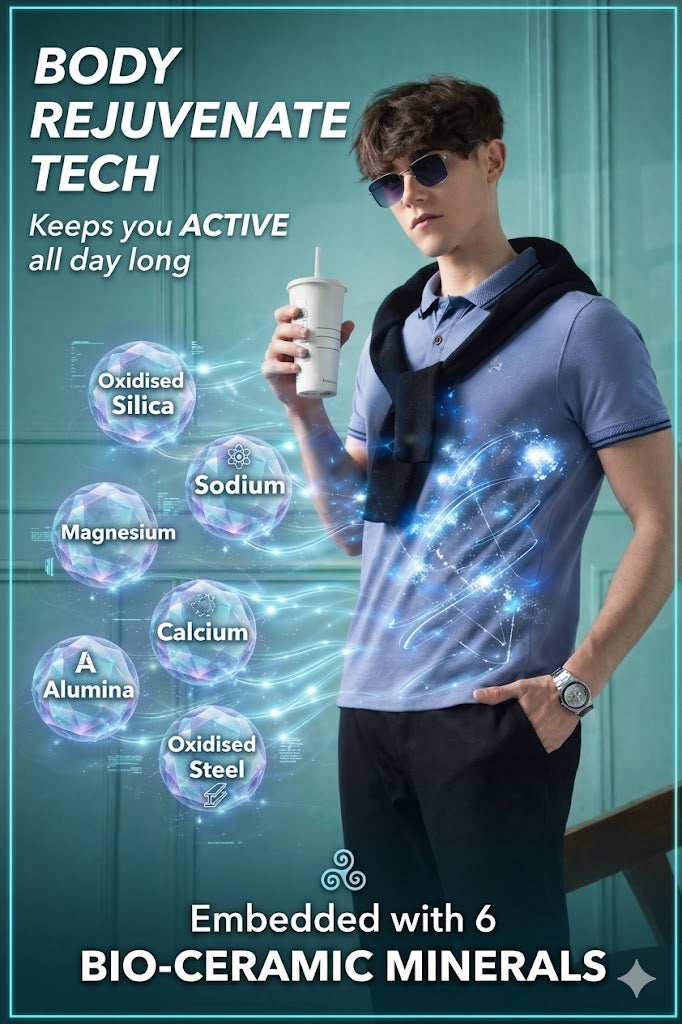 Men's Anti Fatigue Polo T Shirt