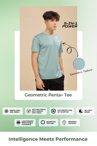 Men's Geometric UV Protect + Cooling Tee