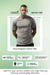Men's Airy Raglan Activ Tee