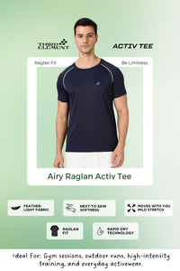 Men's Airy Raglan Activ Tee
