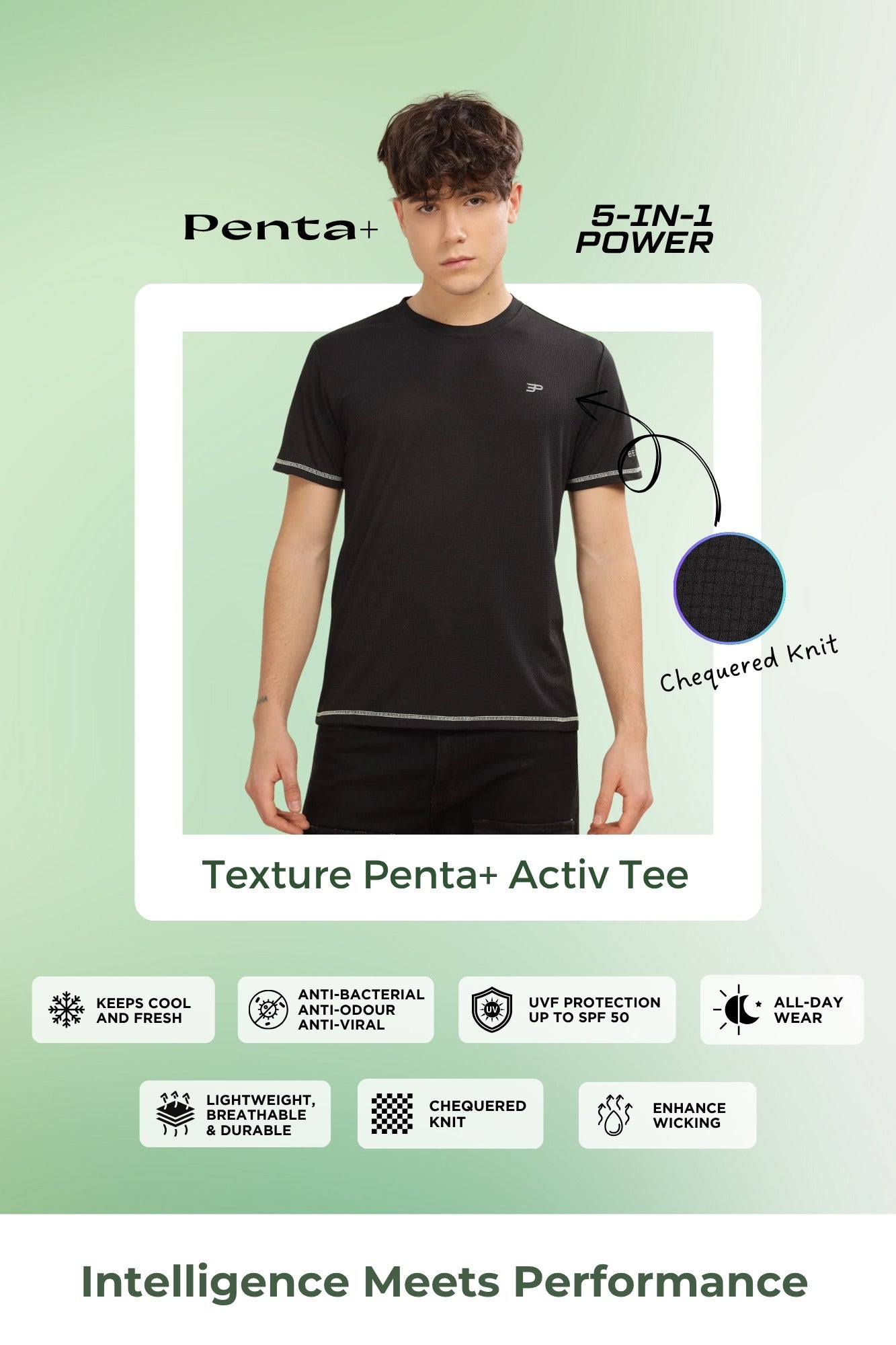 Men's Microporous UV Protect + Cooling Tee