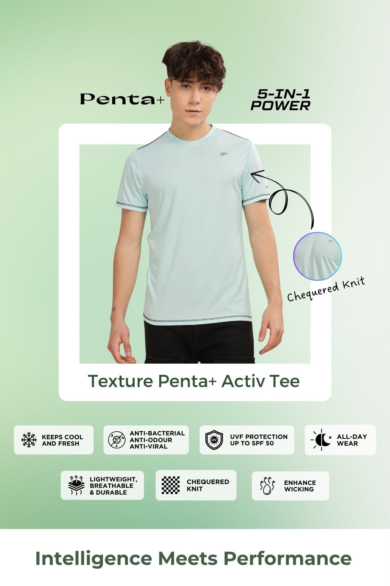 Men's Microporous UV Protect + Cooling Tee