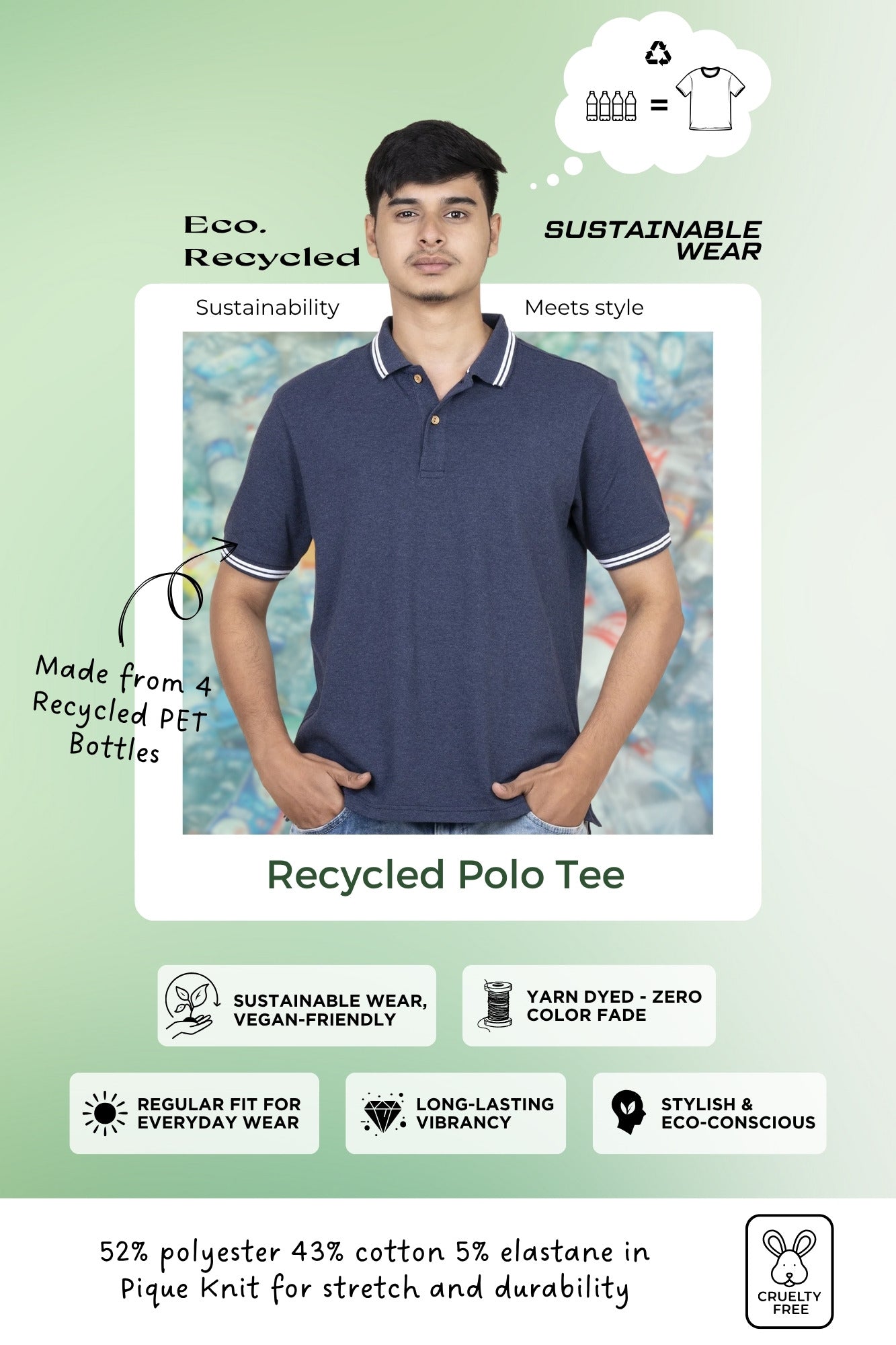 Carbon Negative Polo Tee