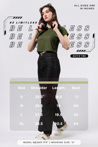 Women Crop Tee