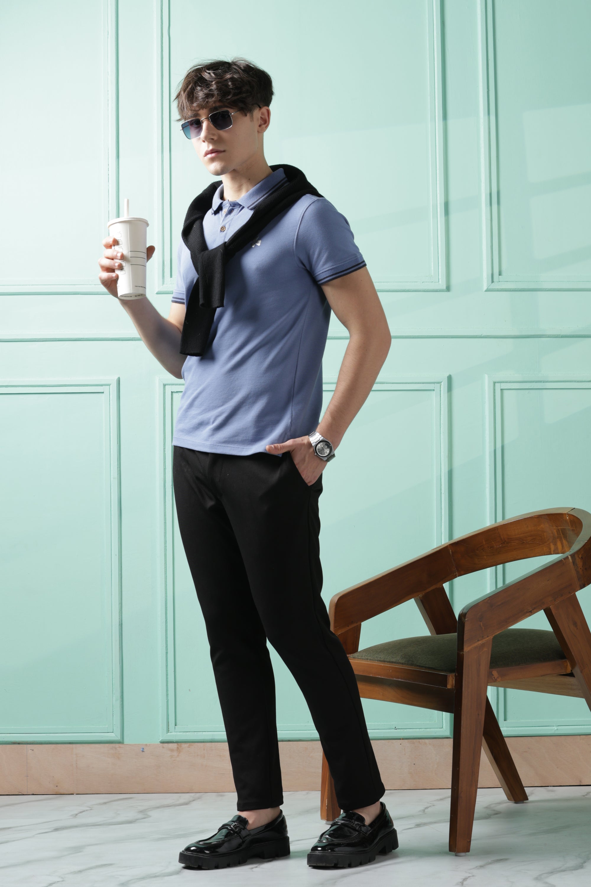Men's Anti Fatigue Polo T Shirt