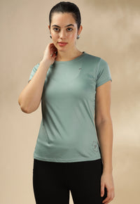 Women's Emboss UV Protect & Cooling Active T-shirt