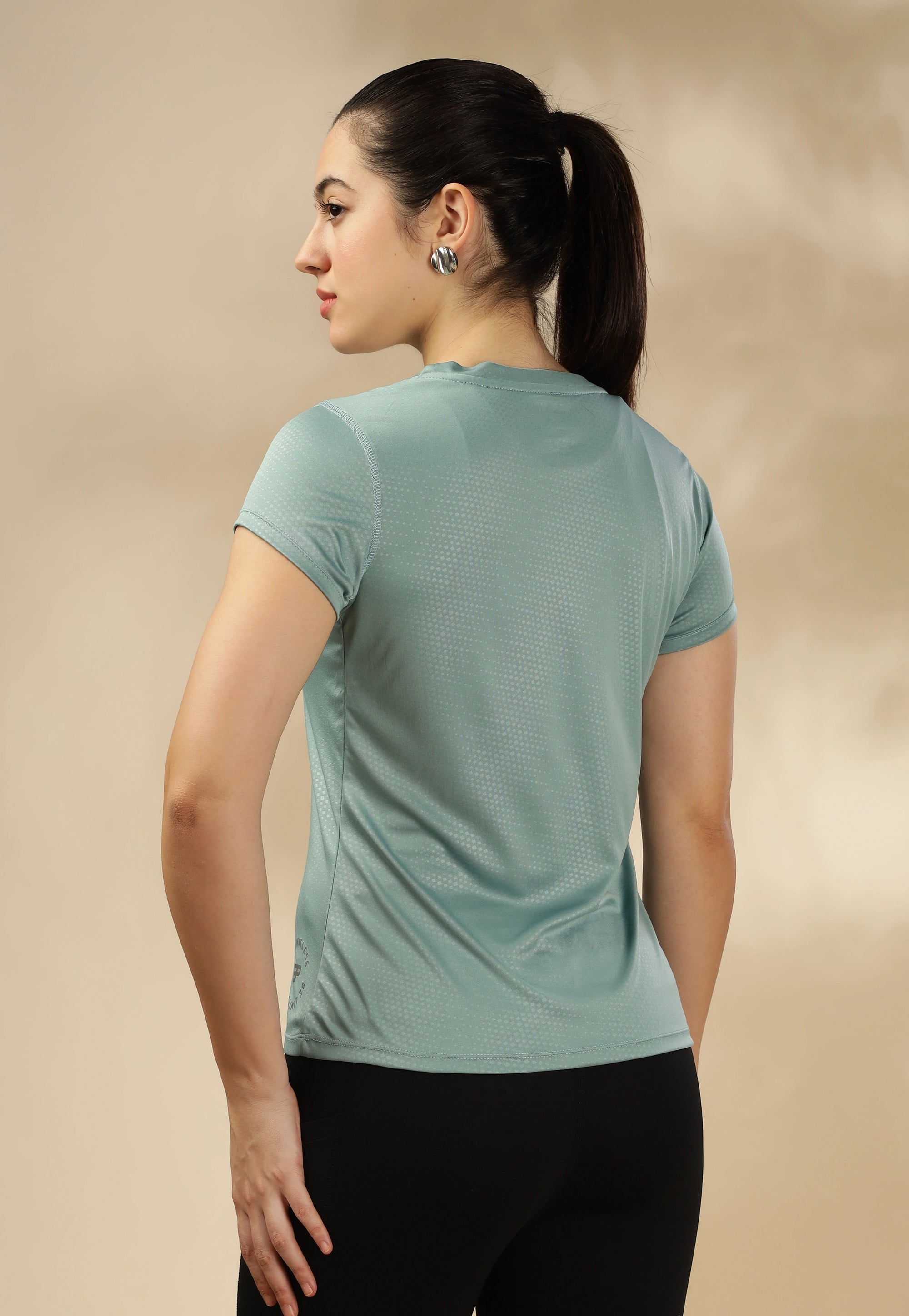 Women's Emboss UV Protect & Cooling Active T-shirt