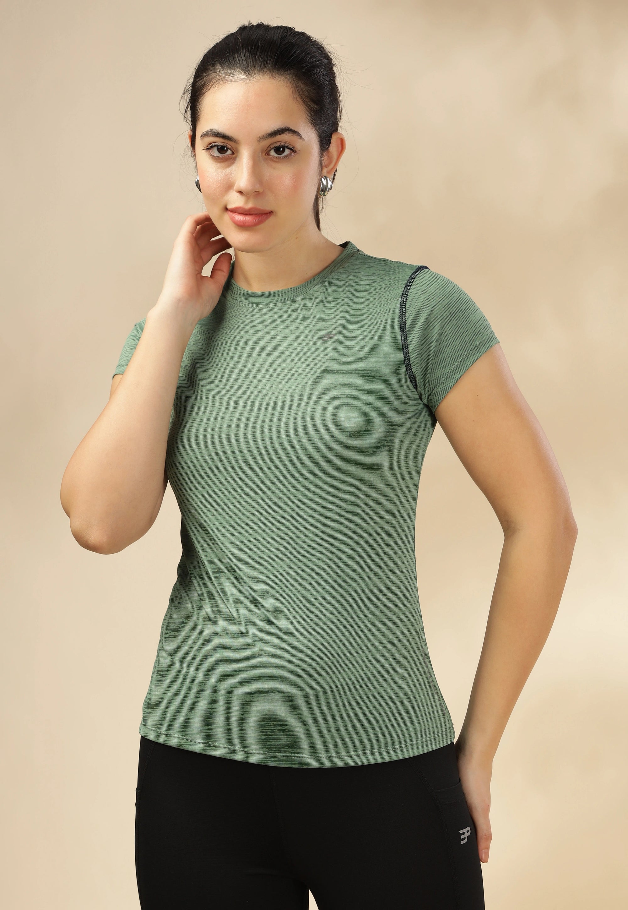 Women's Melange UV Protect & Cooling Active T-shirt