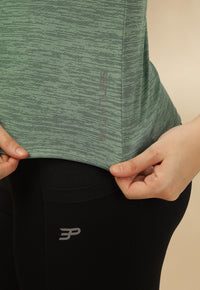 Women's Melange UV Protect & Cooling Active T-shirt