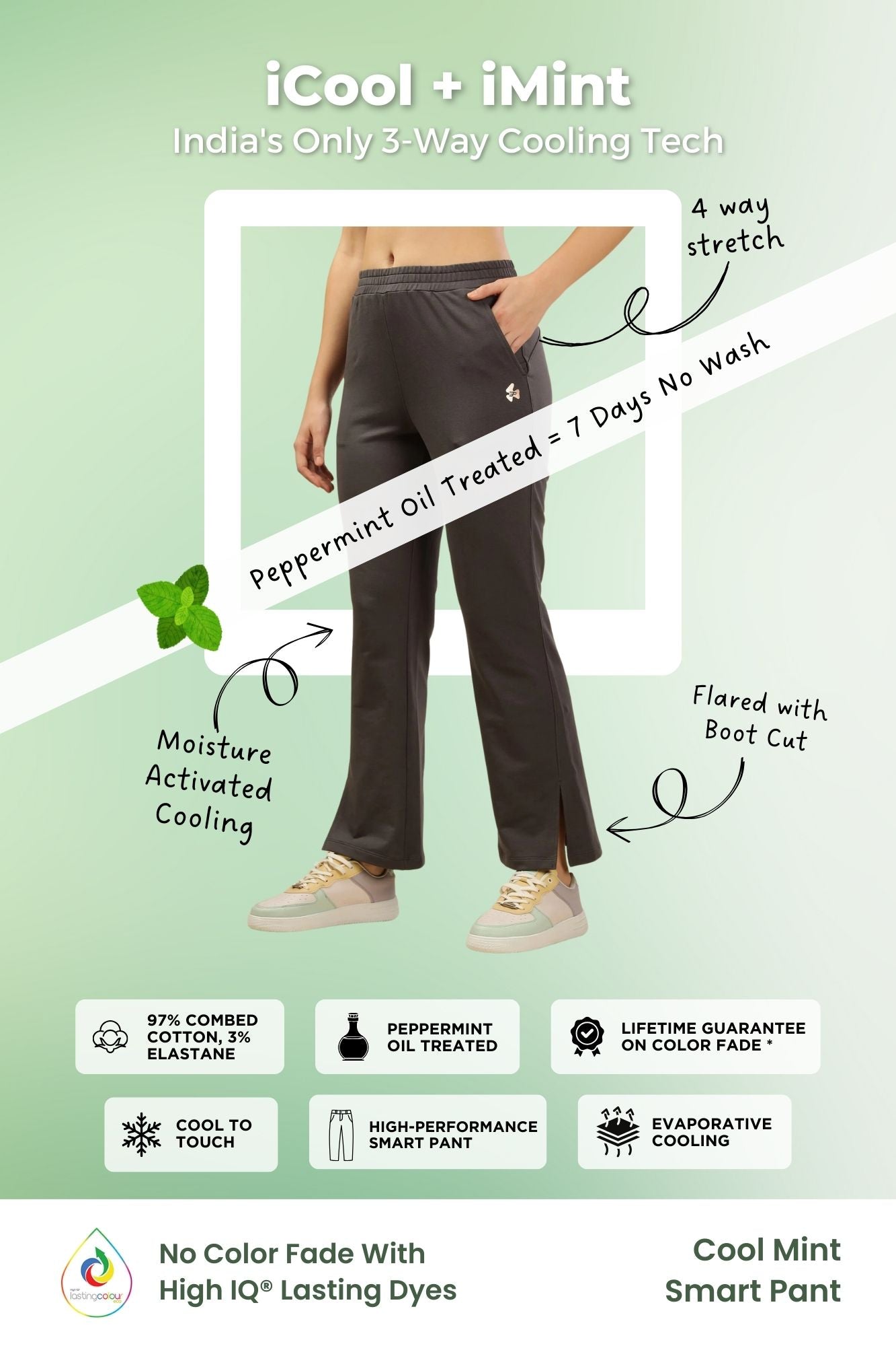 Women's Cooling + PepperMint Oil treated Joggers
