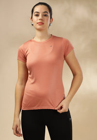 Women's Emboss UV Protect & Cooling Active T-shirt