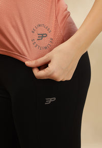 Women's Emboss UV Protect & Cooling Active T-shirt