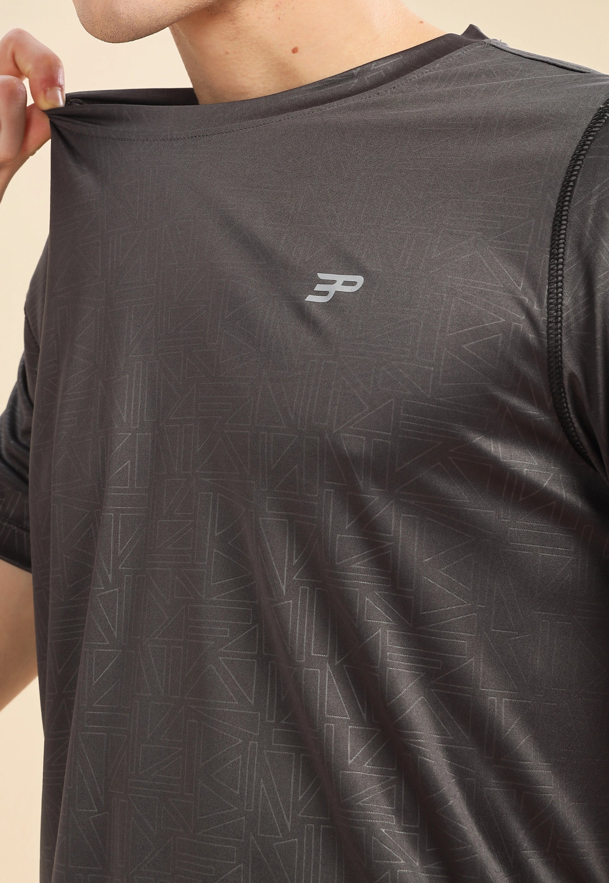 Men's Geometric UV Protect + Cooling Tee