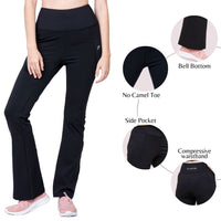 Set Of 2 Midnight Blue Sports Bra-Flared Legging Set For Women