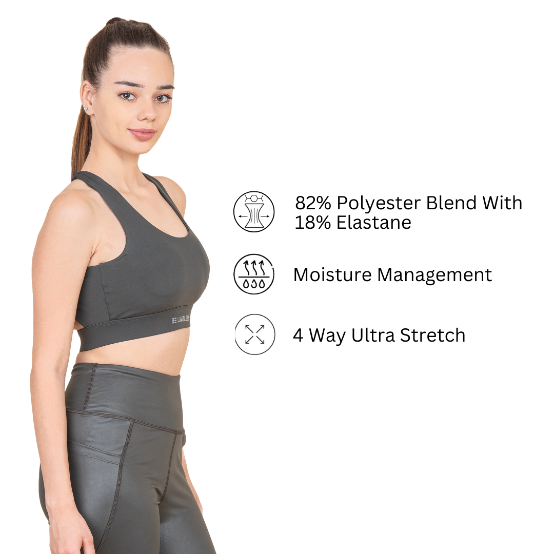 Hook Back NyloSoft Sports Bra