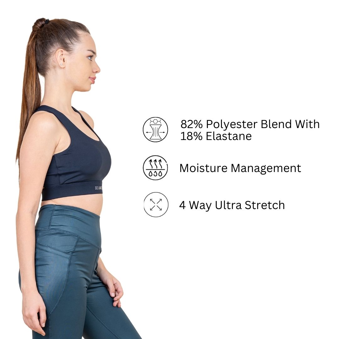 Hook Back NyloSoft Sports Bra