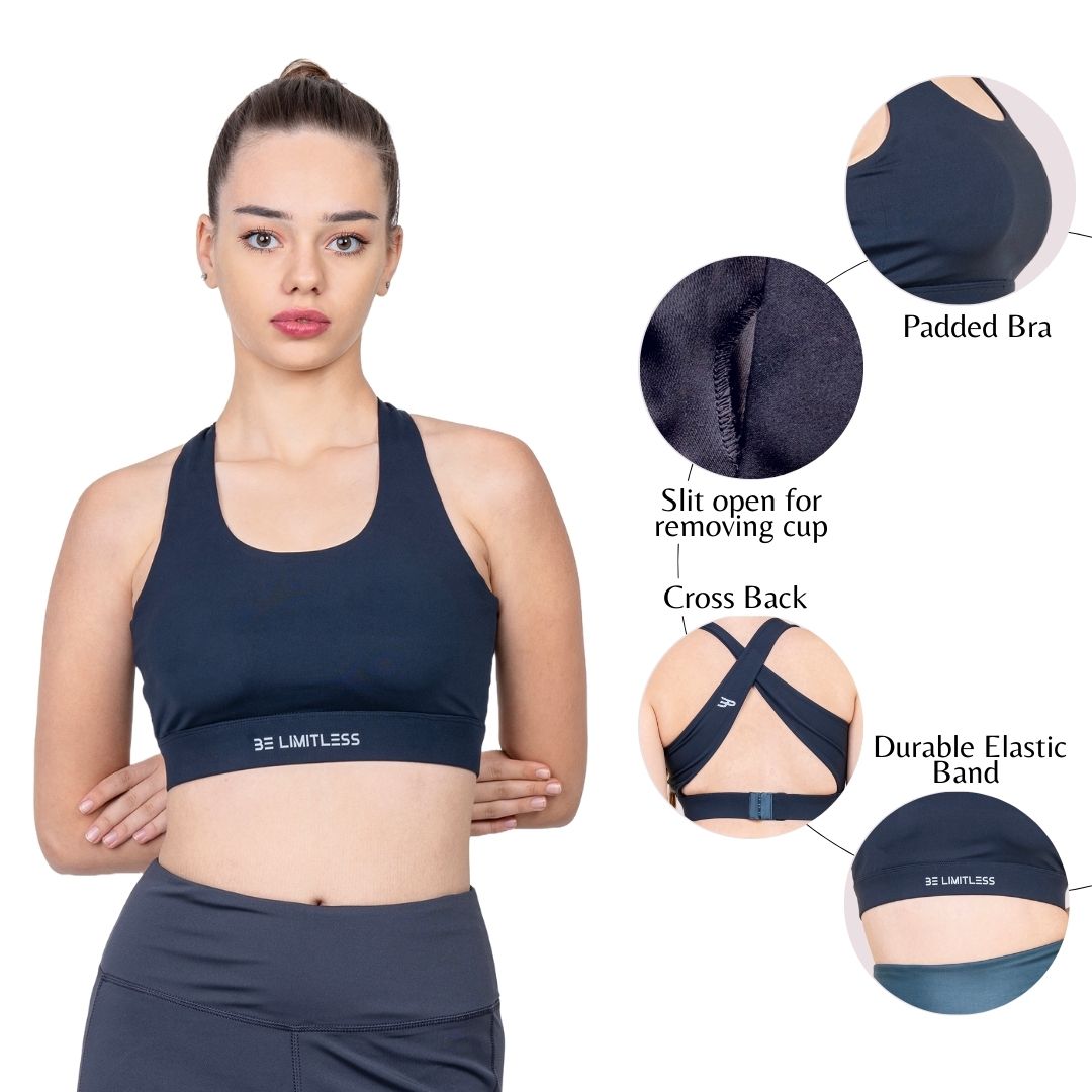 Hook Back NyloSoft Sports Bra