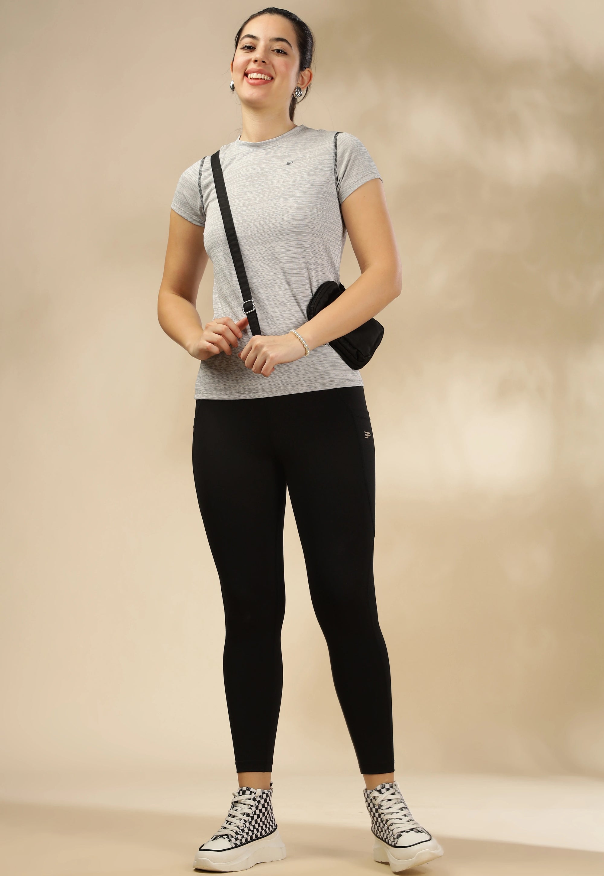 Women's Melange UV Protect & Cooling Active T-shirt