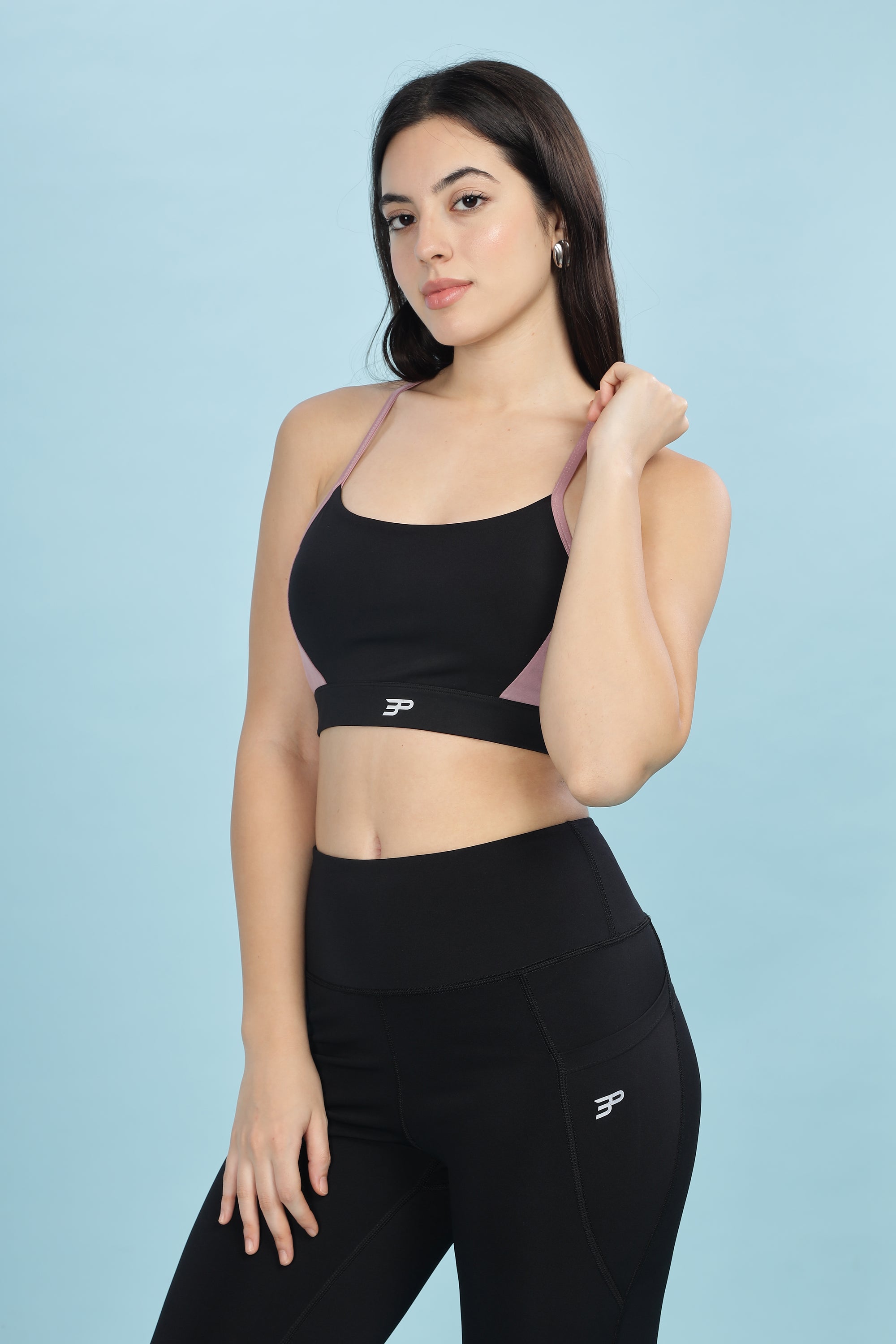 Racer Back Dual Tone Bra