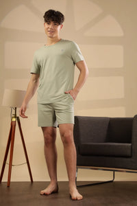 Men's Body Recharge Sleep Set ( Tee + Shorts)