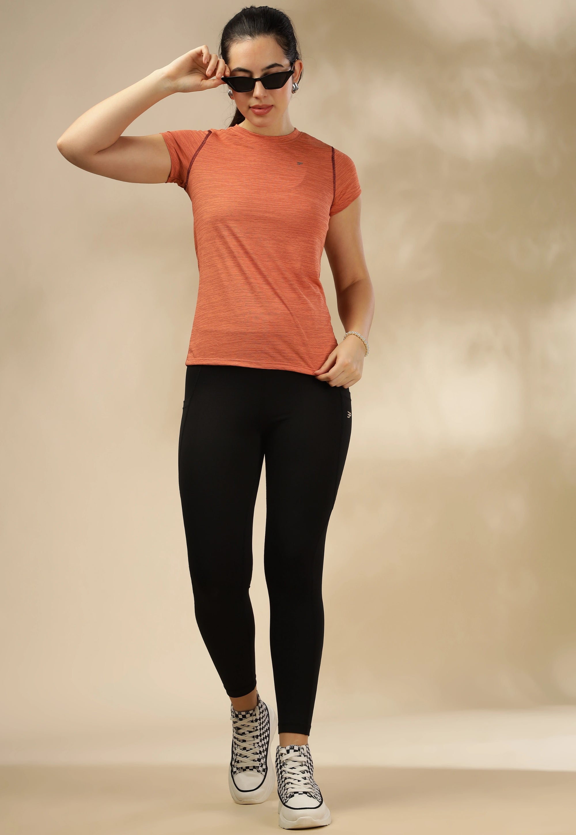 Women's Melange UV Protect & Cooling Active T-shirt
