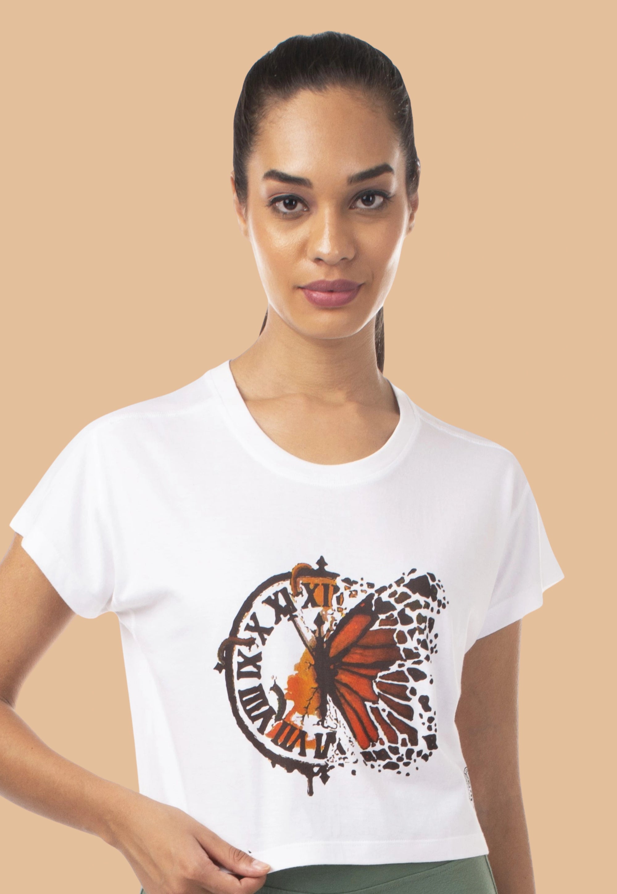 Women's Bamboo Bohemian Crop Tee