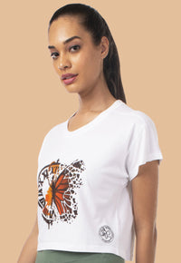 Women's Bamboo Bohemian Crop Tee