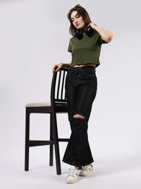 Women Crop Tee