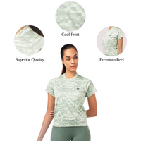 Women's Athleisure Printed Tee