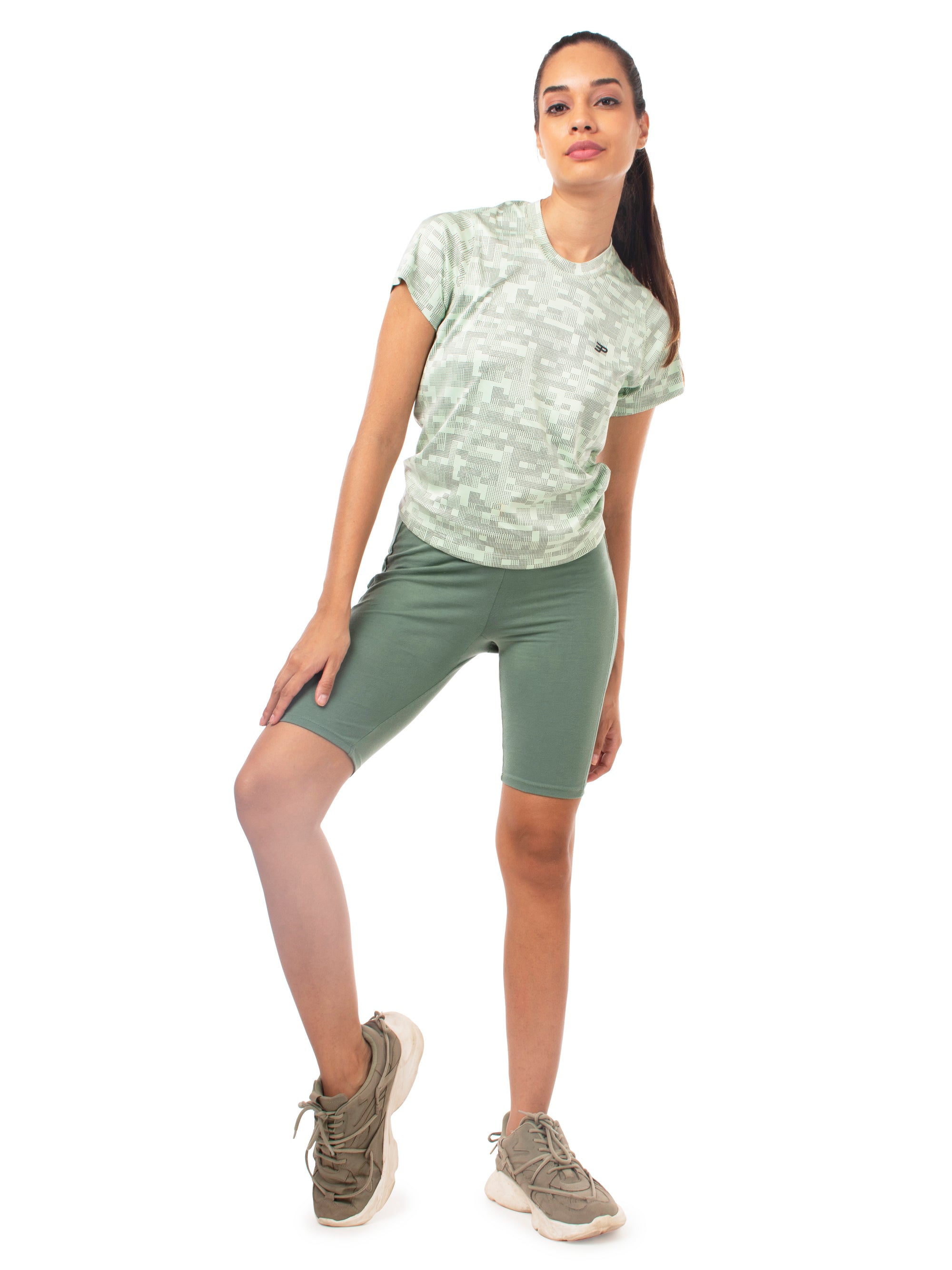 Women's Athleisure Printed Tee
