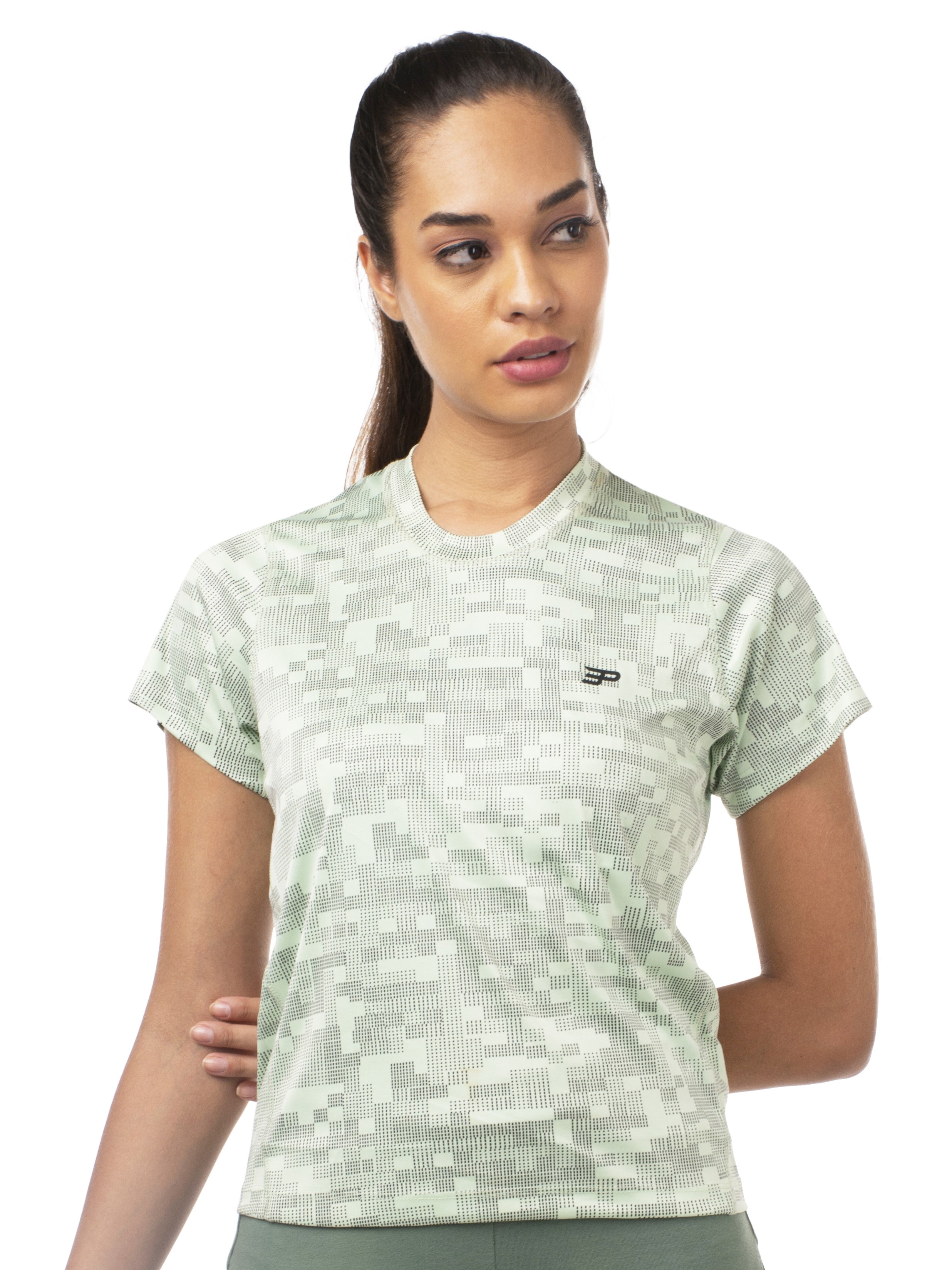 Women's Athleisure Printed Tee