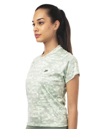 Women's Athleisure Printed Tee