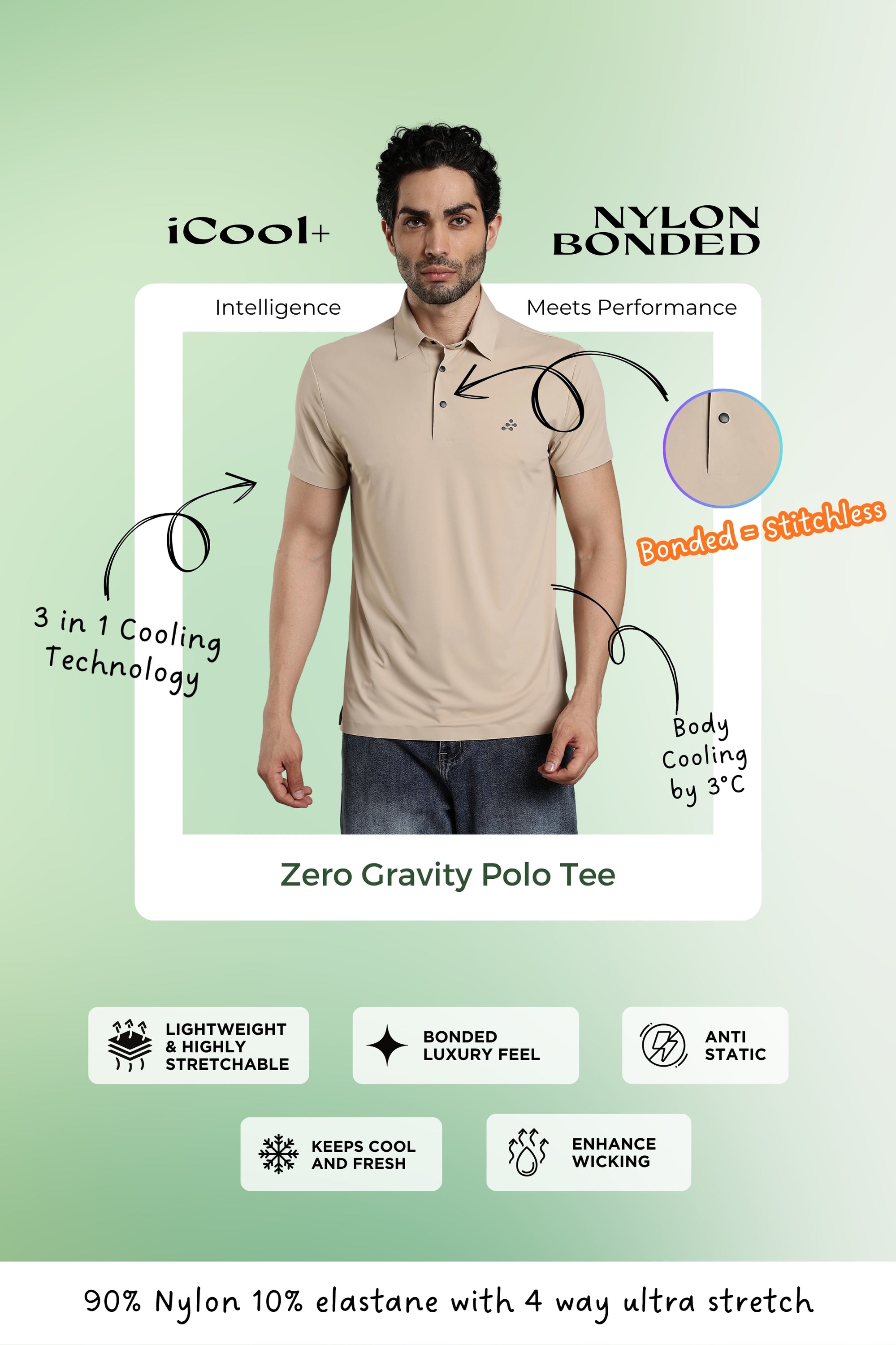 Men's Zero Gravity Polo Tee