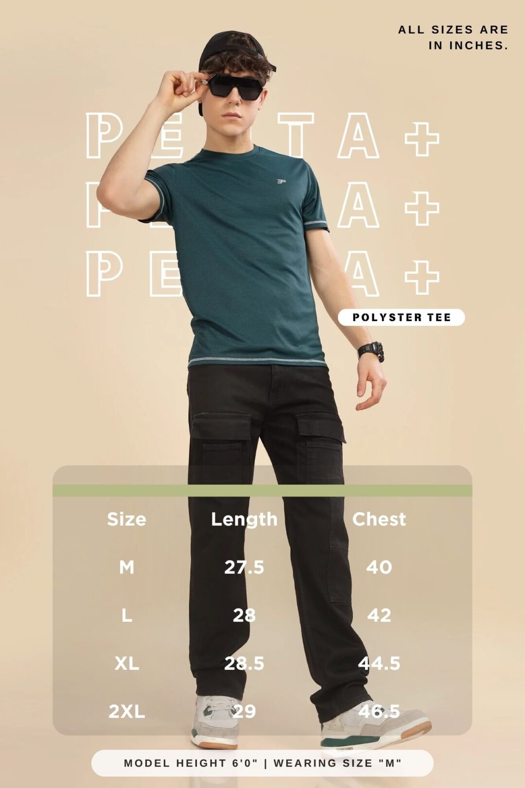 Men's Texture Penta Activ Tee - Bottle Green - Image 11