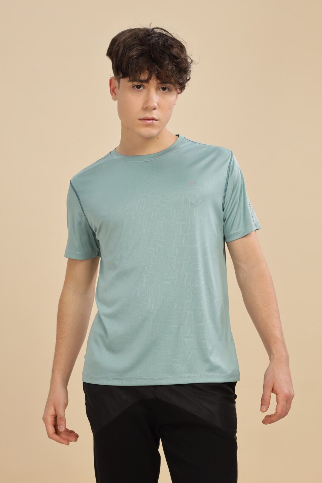 Men's Geometric Penta Tee - Aquifer - Image 6