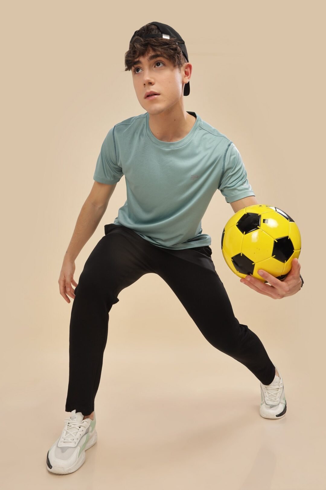 Men's Geometric Penta Tee - Aquifer - Image 3