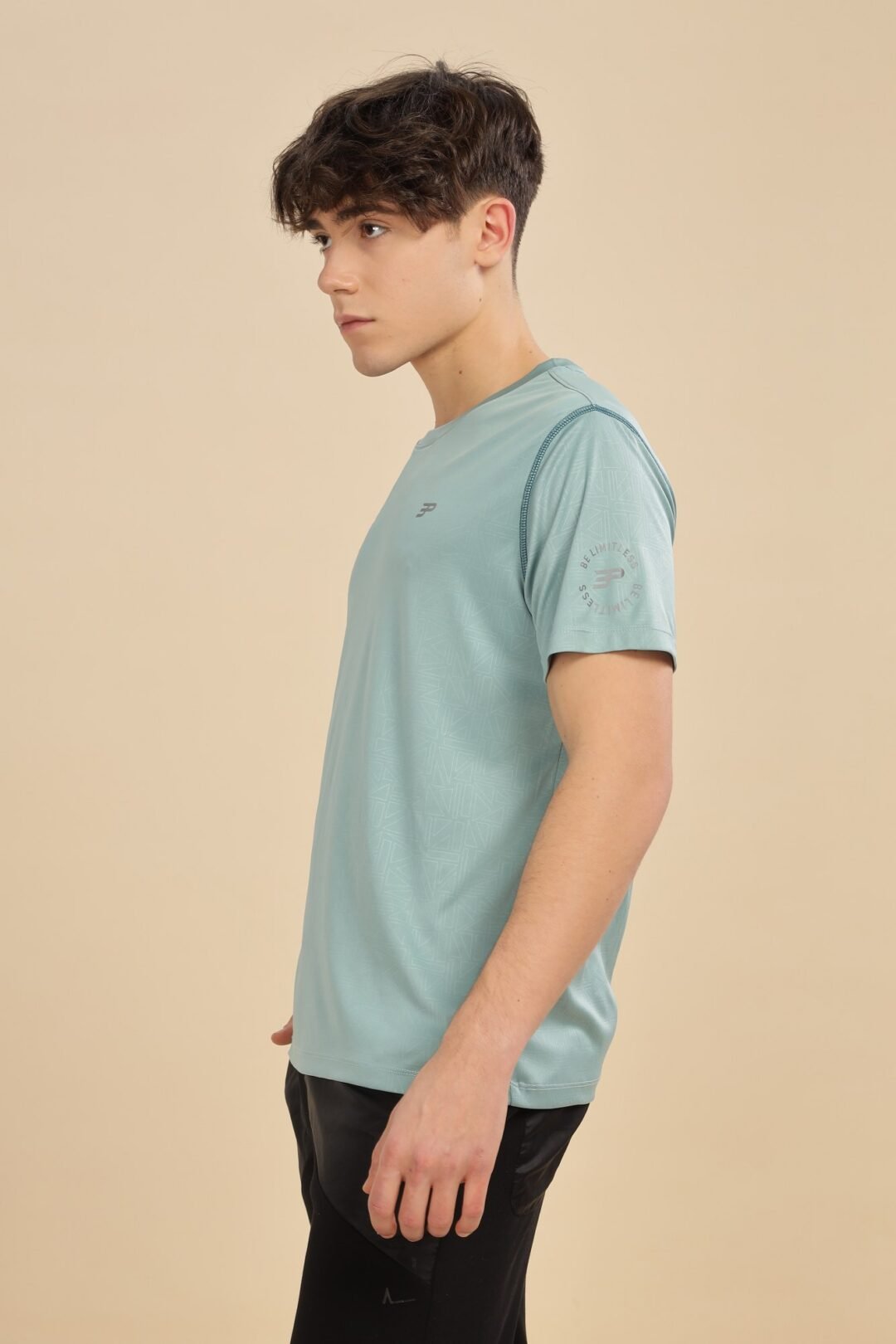 Men's Geometric Penta Tee - Aquifer - Image 8