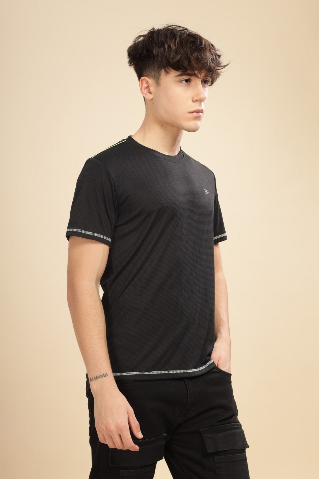 Men’s Texture Penta Activ Tee - Black