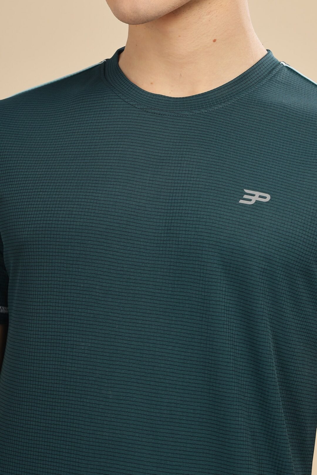 Men's Texture Penta Activ Tee - Bottle Green - Image 6