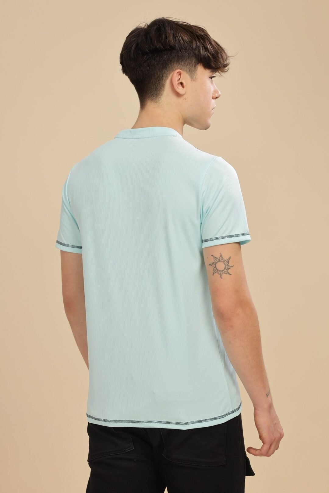 Men's Texture Penta Activ Tee - Sky - Image 2
