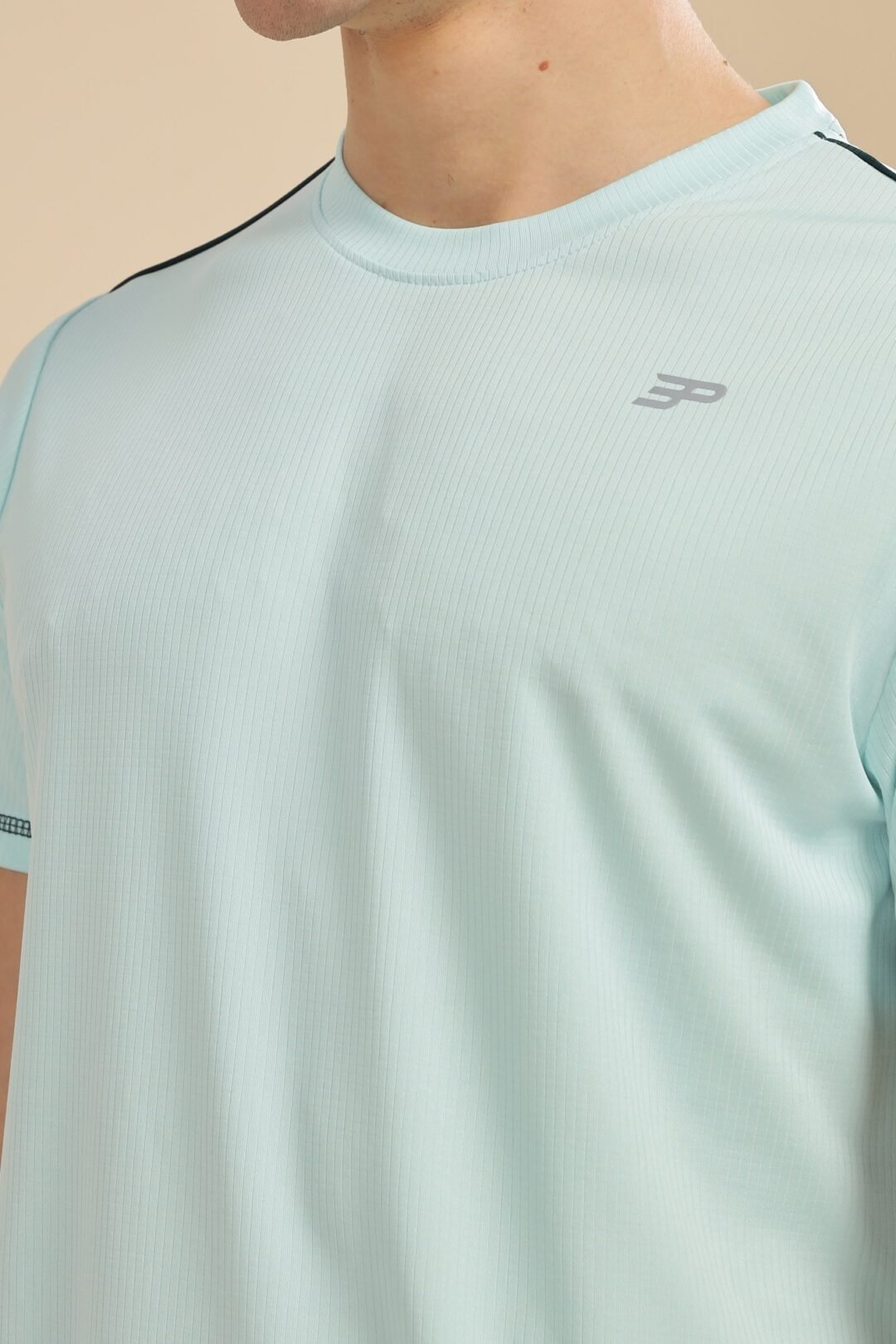 Men's Texture Penta Activ Tee - Sky - Image 9