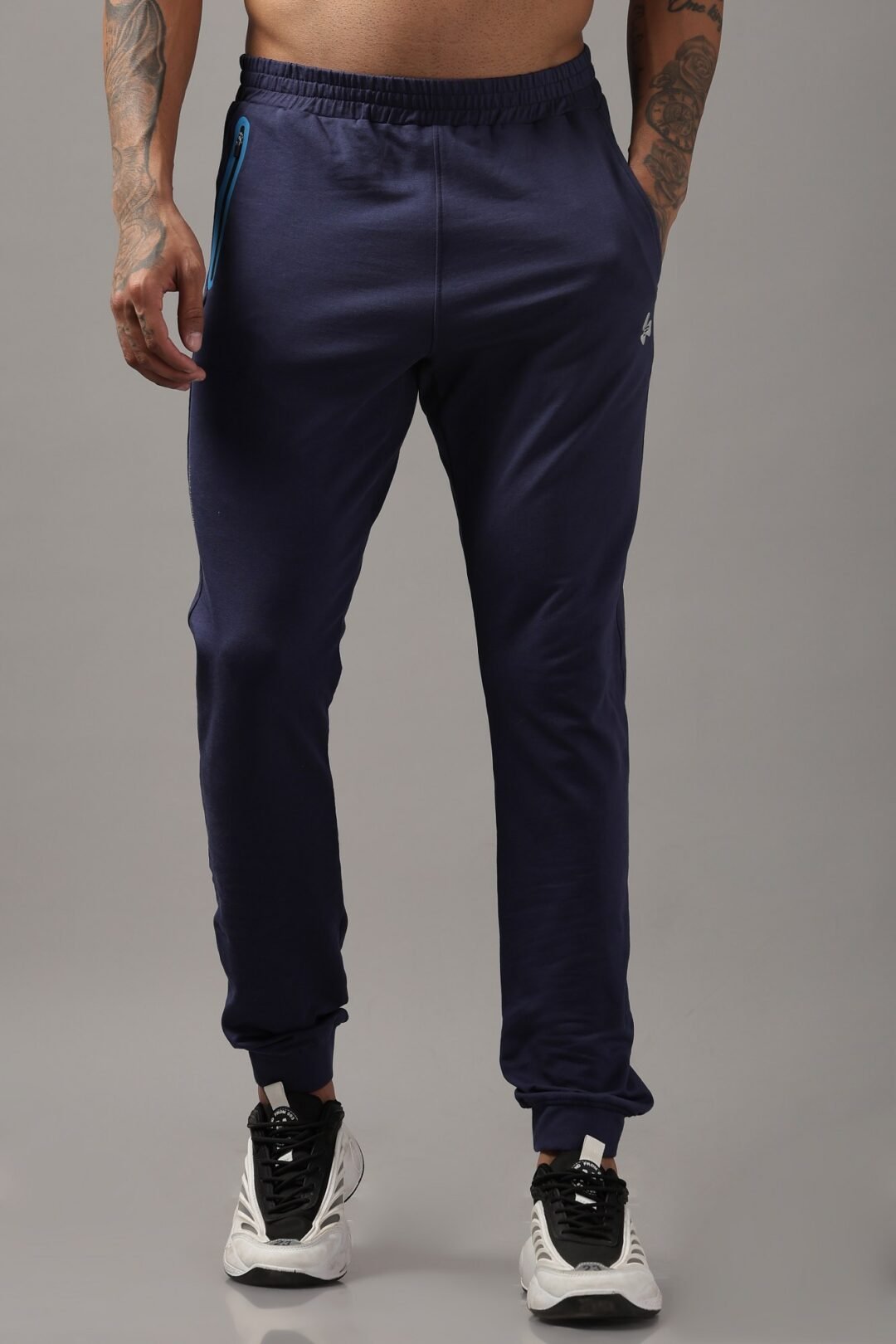 Men's Cool Mint Joggers - Navy - Image 9