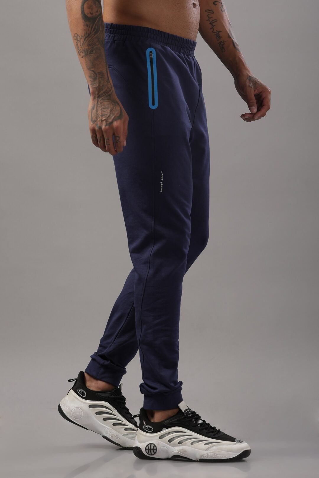 Men's Cool Mint Joggers - Navy - Image 7