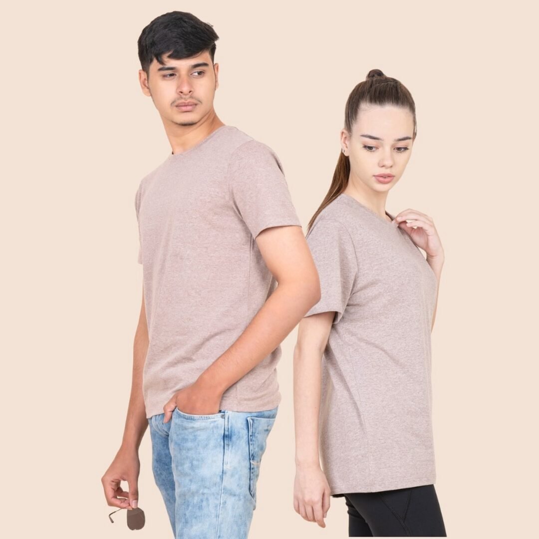Unisex Recycled Crew Neck Tee - Cocoa Fusion
