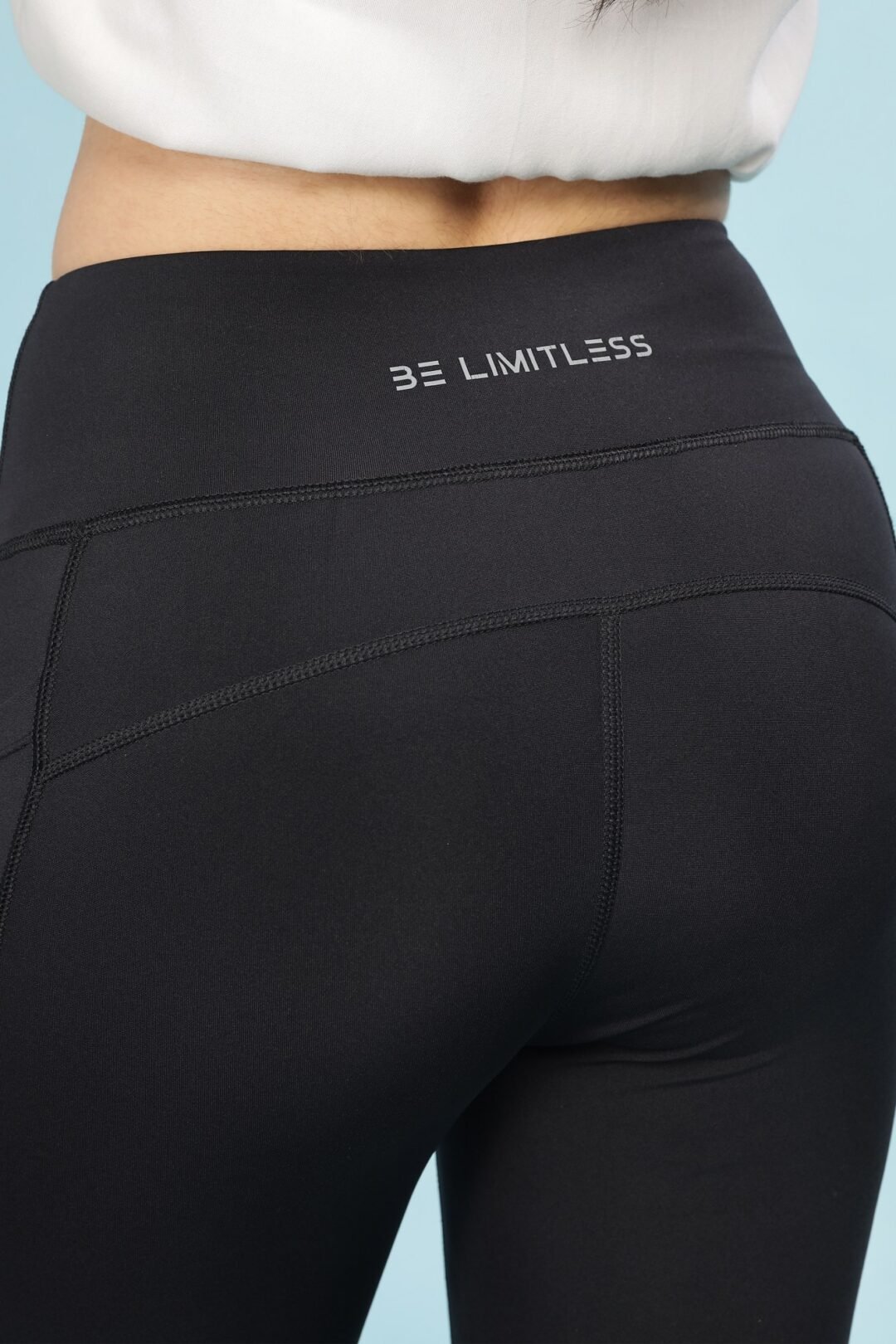 High Stretch Flared Leggings - Pirate Black - Image 4