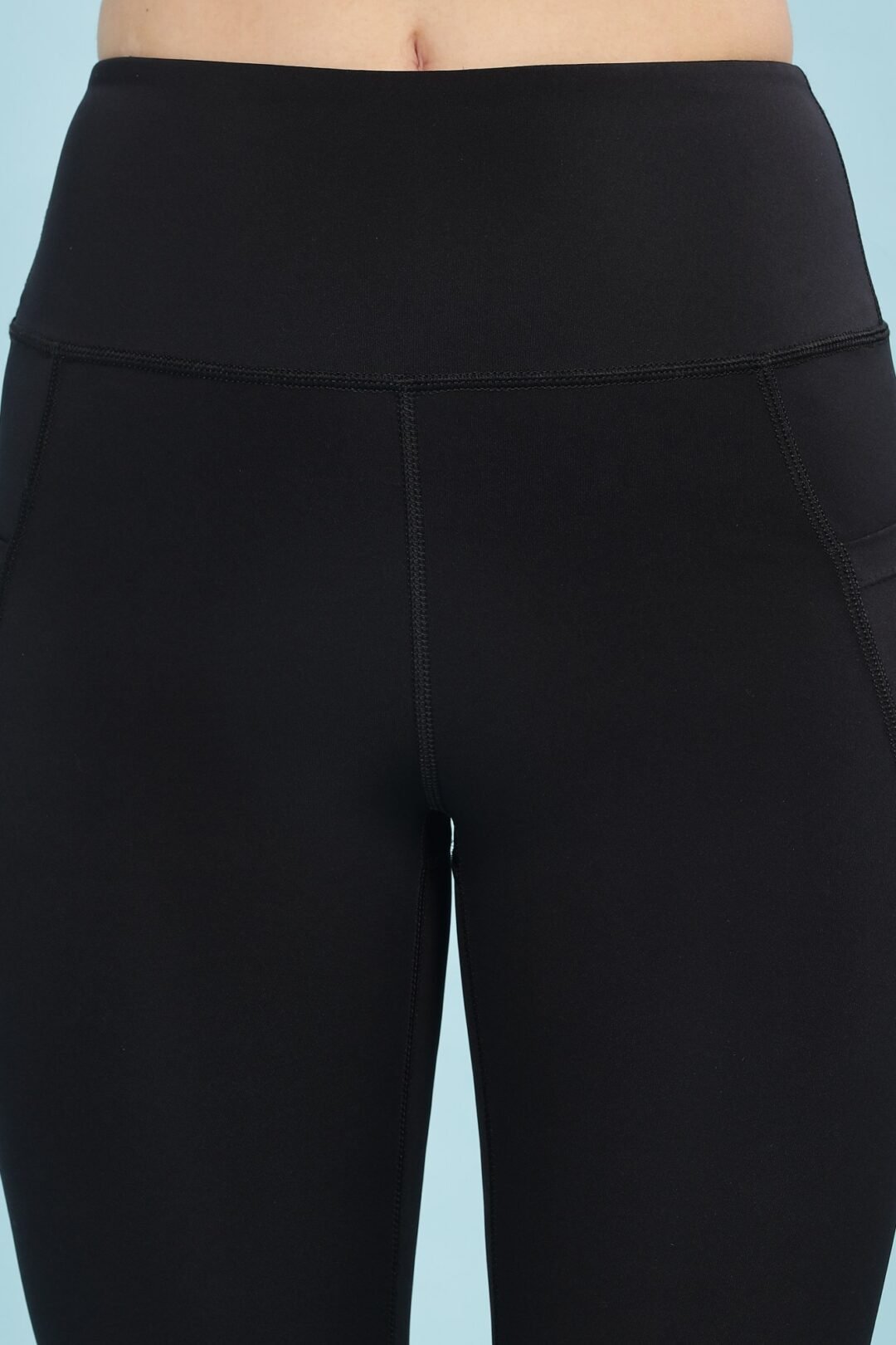 High Stretch Flared Leggings - Pirate Black - Image 5