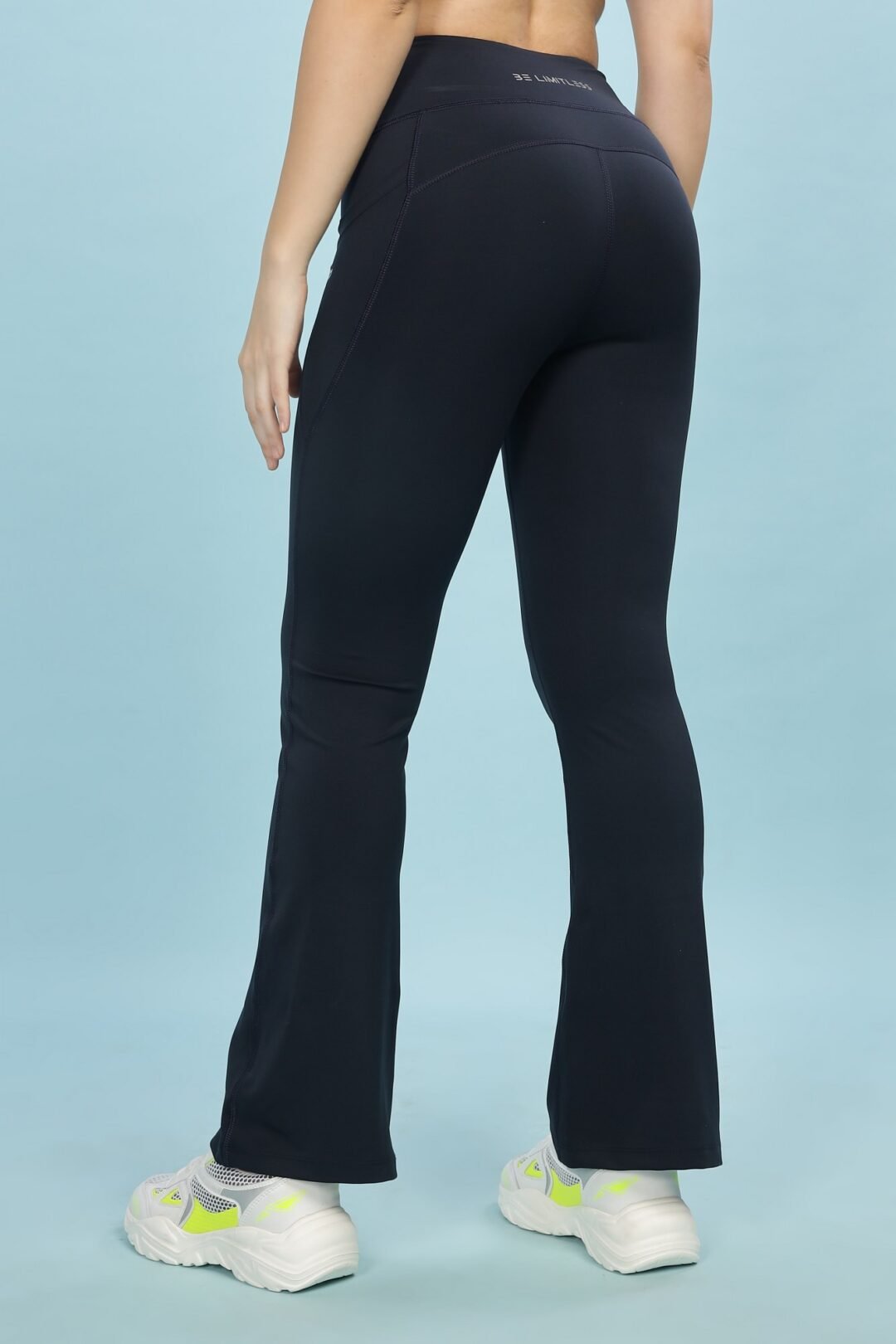 High Stretch Flared Leggings- Midnight Blu - Image 7